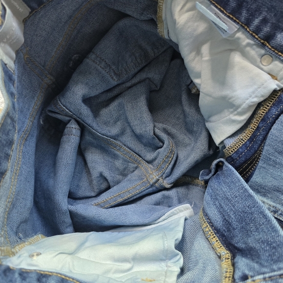 Everlane The Way High Jean Organic Cotton Straight Leg Raw Hem - Distressed 24R - Picture 7 of 16